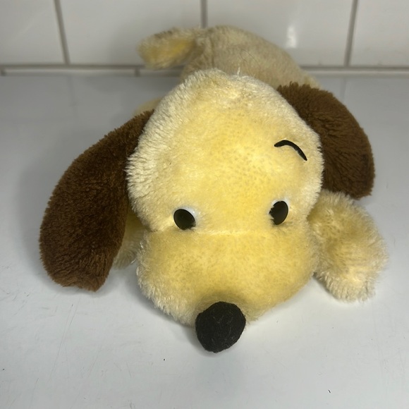 R. Dakin & Co Toys Dakin Vintage 973 Tan Puppy Dog Drooper Bean Bag